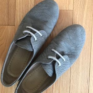 Poppy Barley Eyelet Oxford, Size 7.5